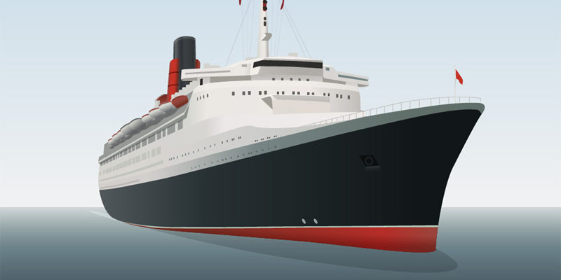 43802-VectorIllustrationOceanLiner